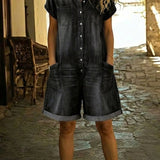 Leticia | Combishort en jean