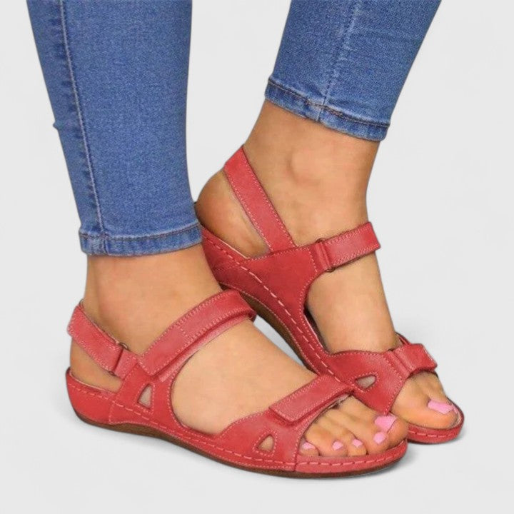 Avrie - Sandales de Confort Plates