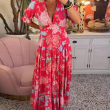 Floriana - Robe Florale Vibrante