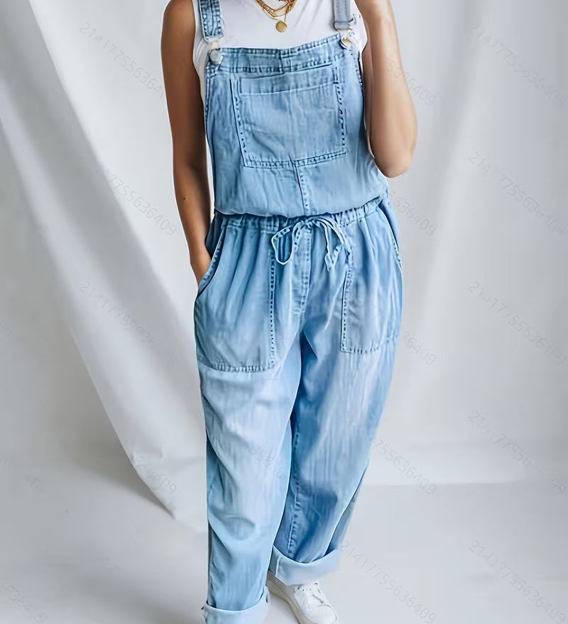 Margaux - Combinaison Détendue en Denim