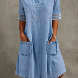 Manon | Robe en Jean Cintrée