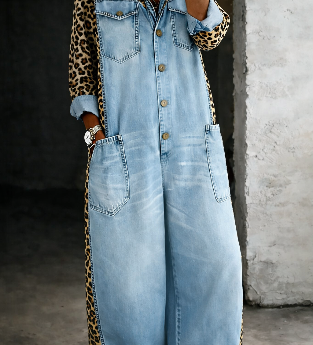 Inès - Combinaison en Denim