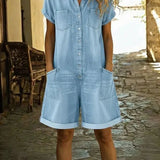 Leticia | Combishort en jean