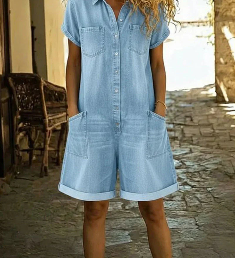 Leticia | Combishort en jean