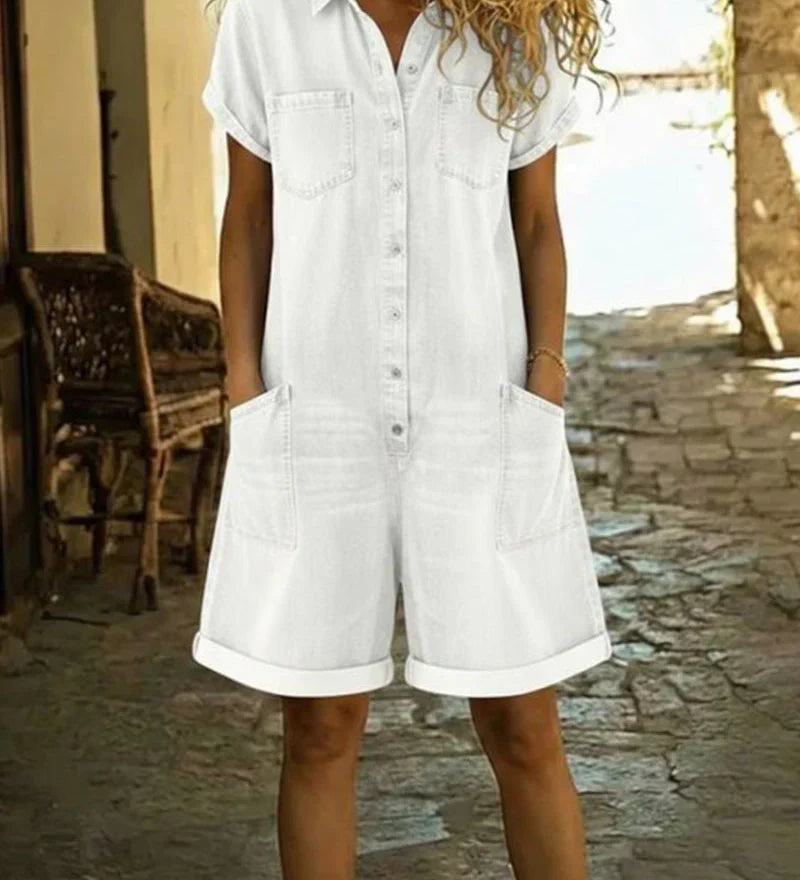 Leticia | Combishort en jean