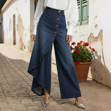 Camille | Pantalon-Jupe en Jean Confortable