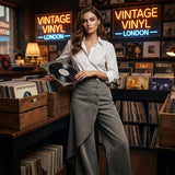 Camille | Pantalon-Jupe en Jean Confortable