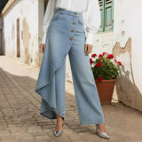 Camille | Pantalon-Jupe en Jean Confortable