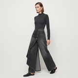 Camille | Pantalon-Jupe en Jean Confortable