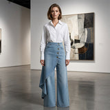 Camille | Pantalon-Jupe en Jean Confortable
