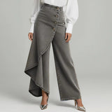 Camille | Pantalon-Jupe en Jean Confortable