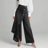 Camille | Pantalon-Jupe en Jean Confortable